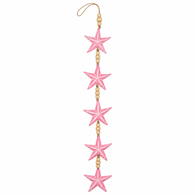 Star Painted Wooden Hanging